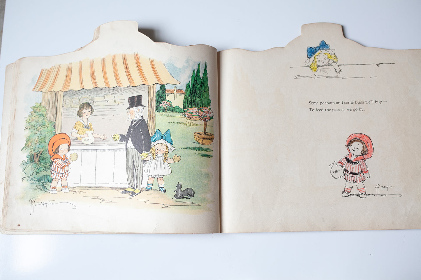 Let's Go to The Zoo Grace G. Drayton 1914 - Book