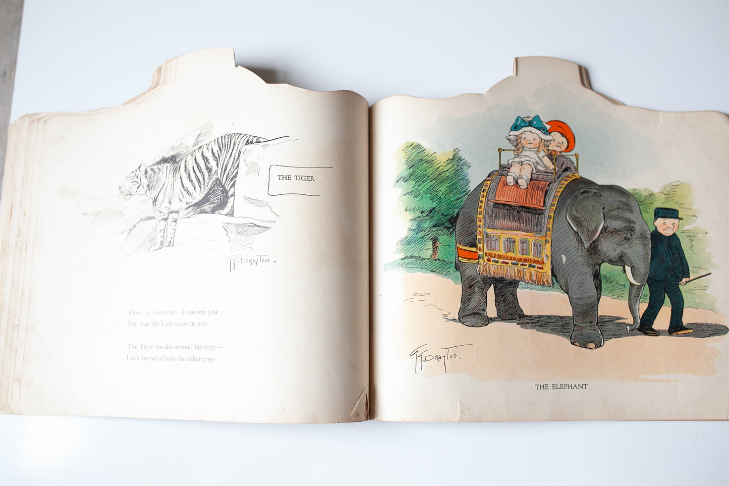 Let's Go to The Zoo Grace G. Drayton 1914 - Book