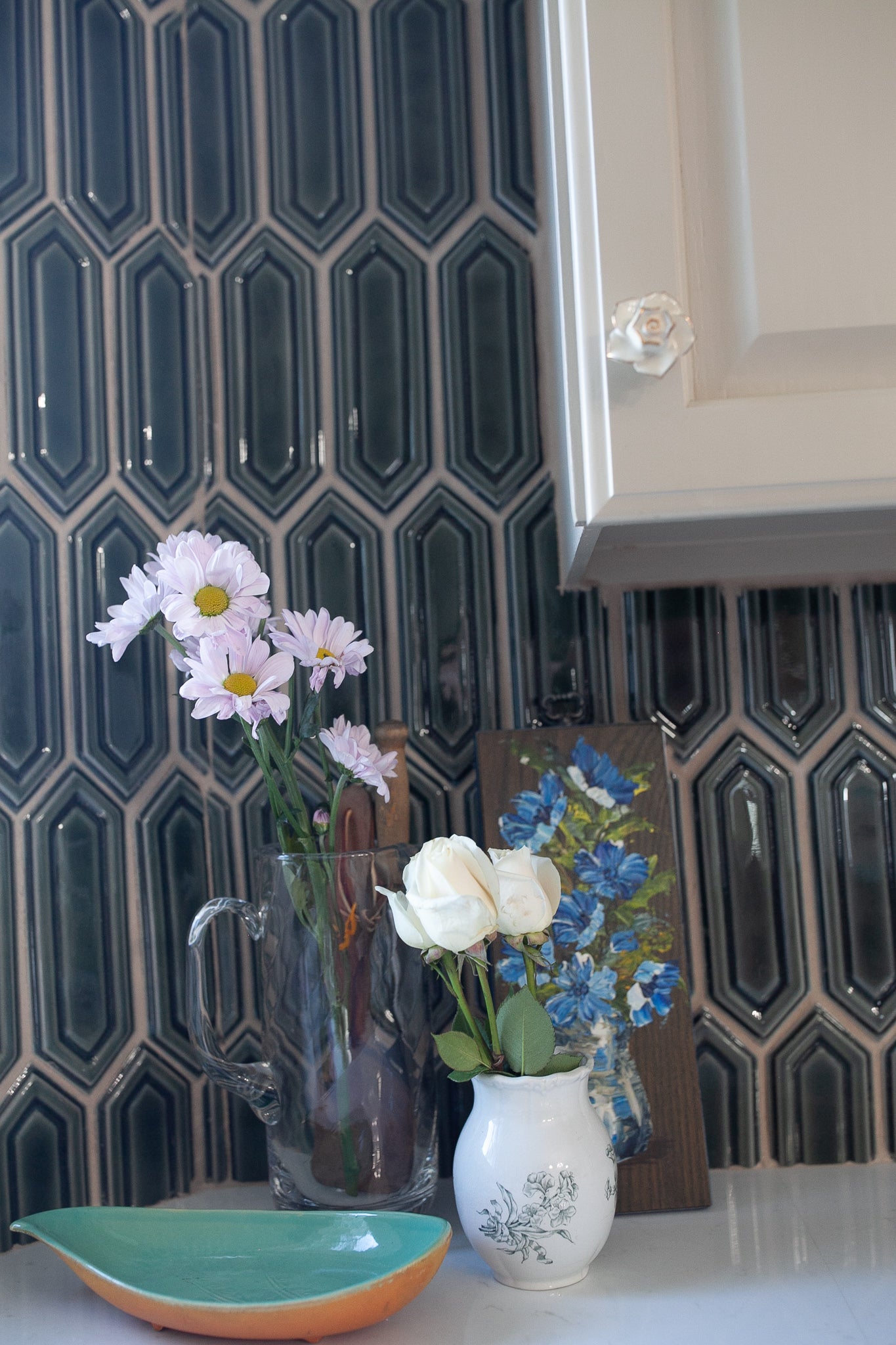 Vintage Glass Pitcher