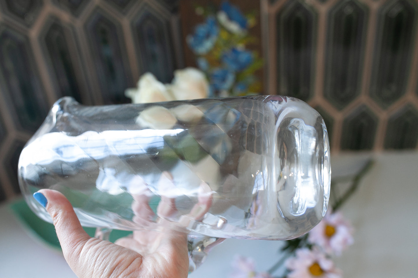 Vintage Glass Pitcher