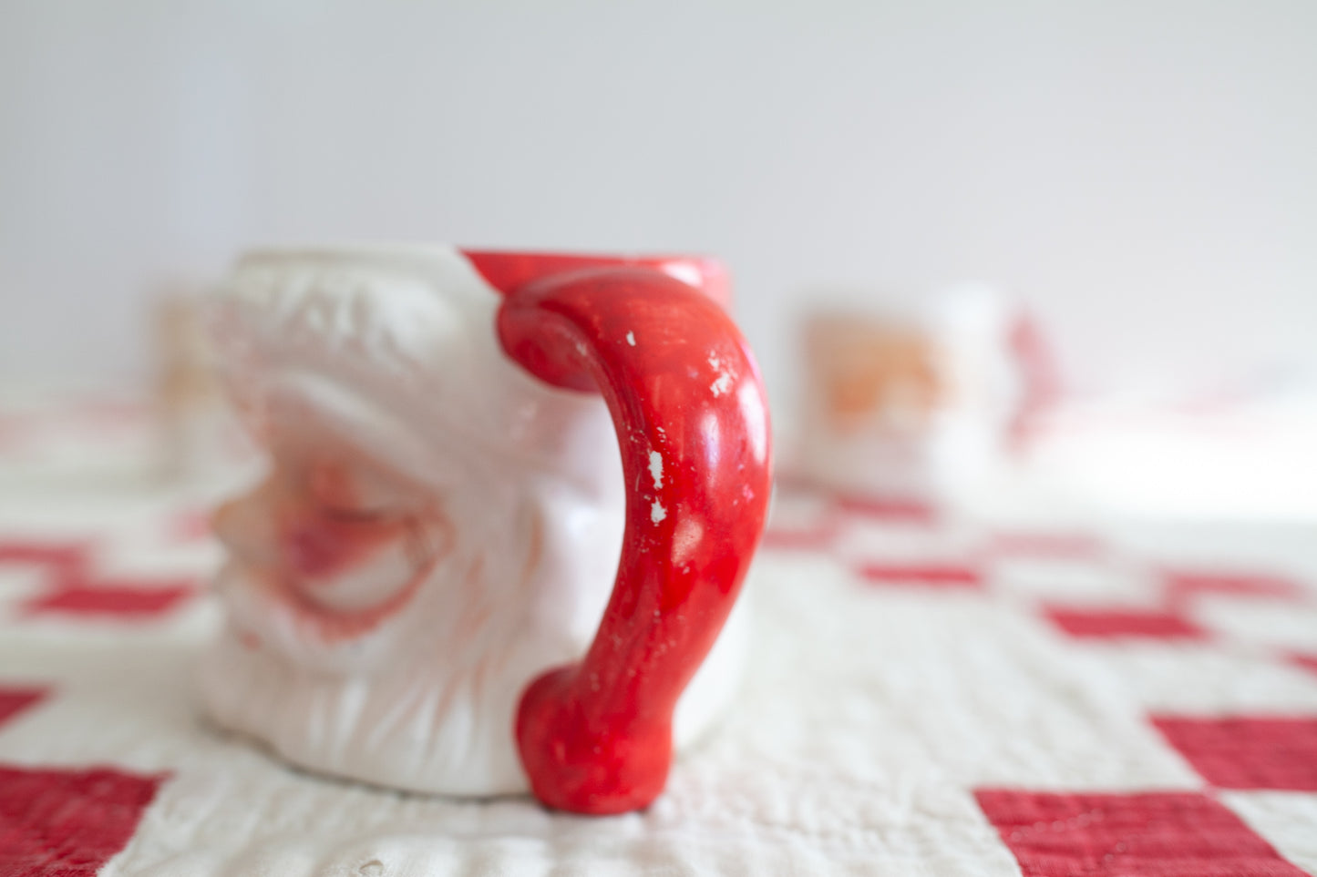 Vintage Santa Mug- Santa Mug - Vintage Santa Mug -Vintage Christmas-Winking Santa