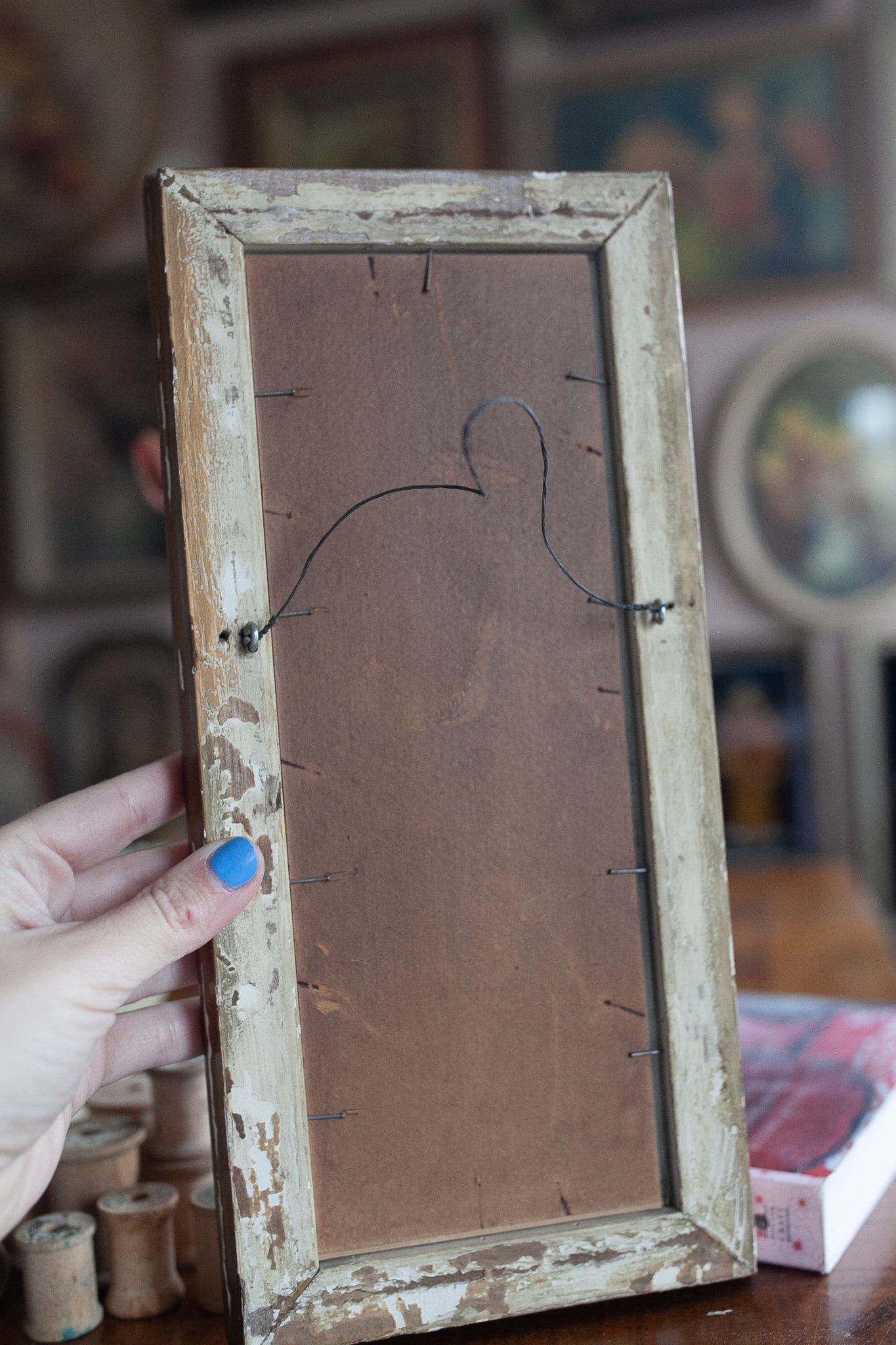 Mother and Child Artwork - Framed Art in Gold Frame