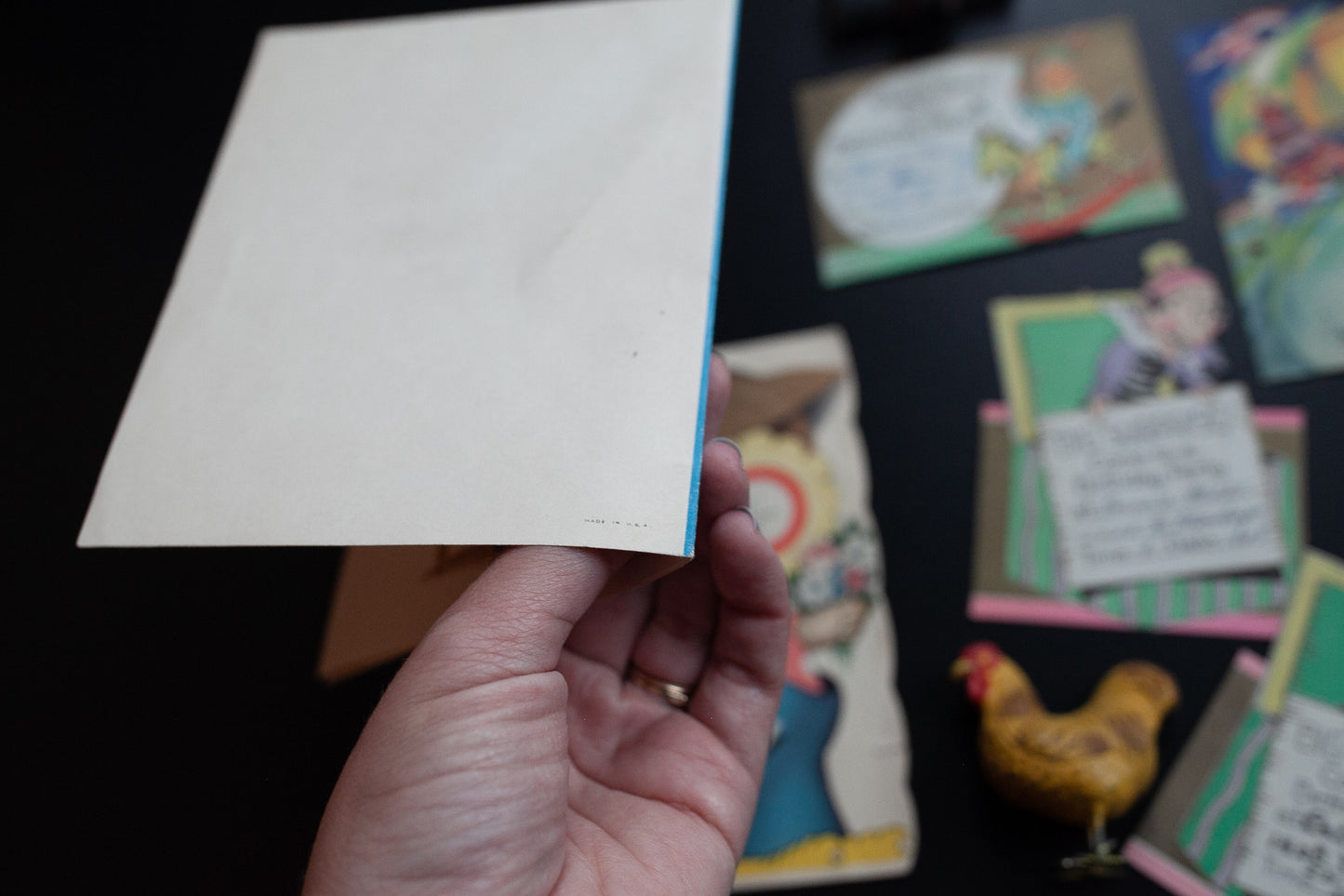 Vintage Birthday Invites - Vintage Get Well Card -Vintage  Birthday Greetings