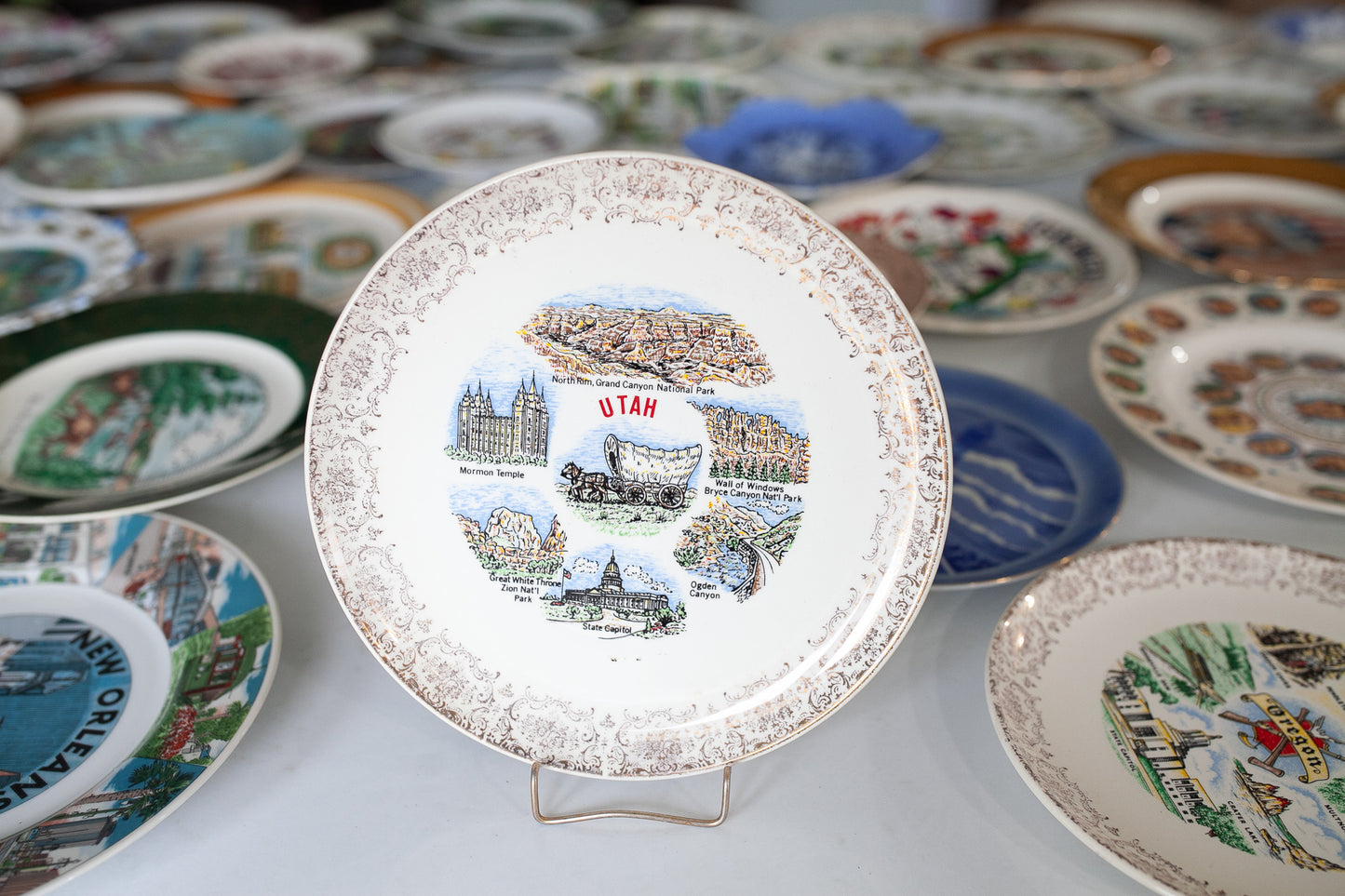 Utah- State plate - Tourist Plate - Souvenir Plate