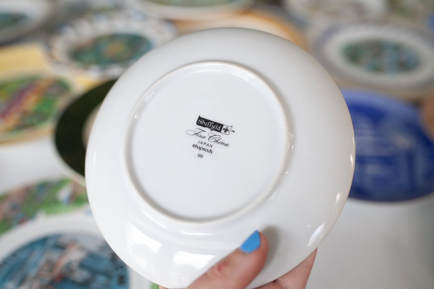 Vintage Tourist Plate - Rhode Island- The Ocean State