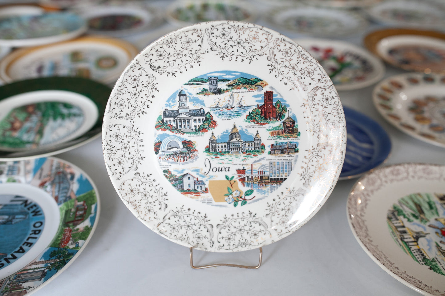 Iowa Plate- Tourist Plate - Souvenir Plate