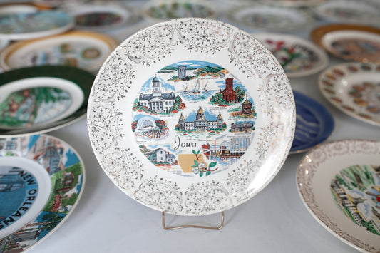 Iowa Plate- Tourist Plate - Souvenir Plate