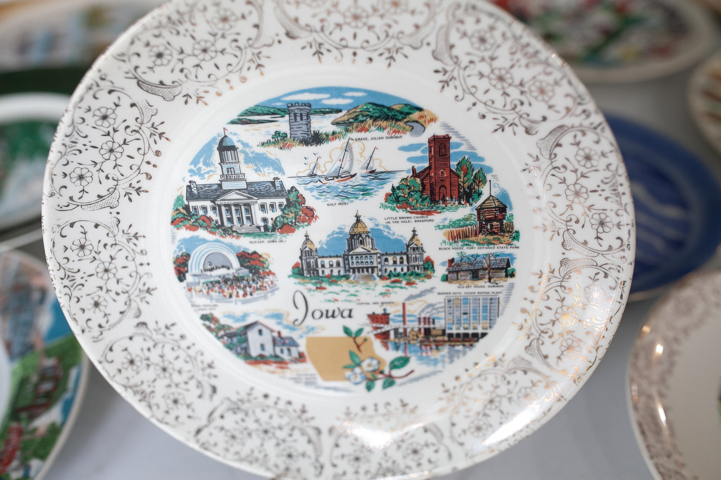 Iowa Plate- Tourist Plate - Souvenir Plate