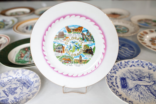 Vintage Colorado Plate - Tourist Plate - Souvenir Plate