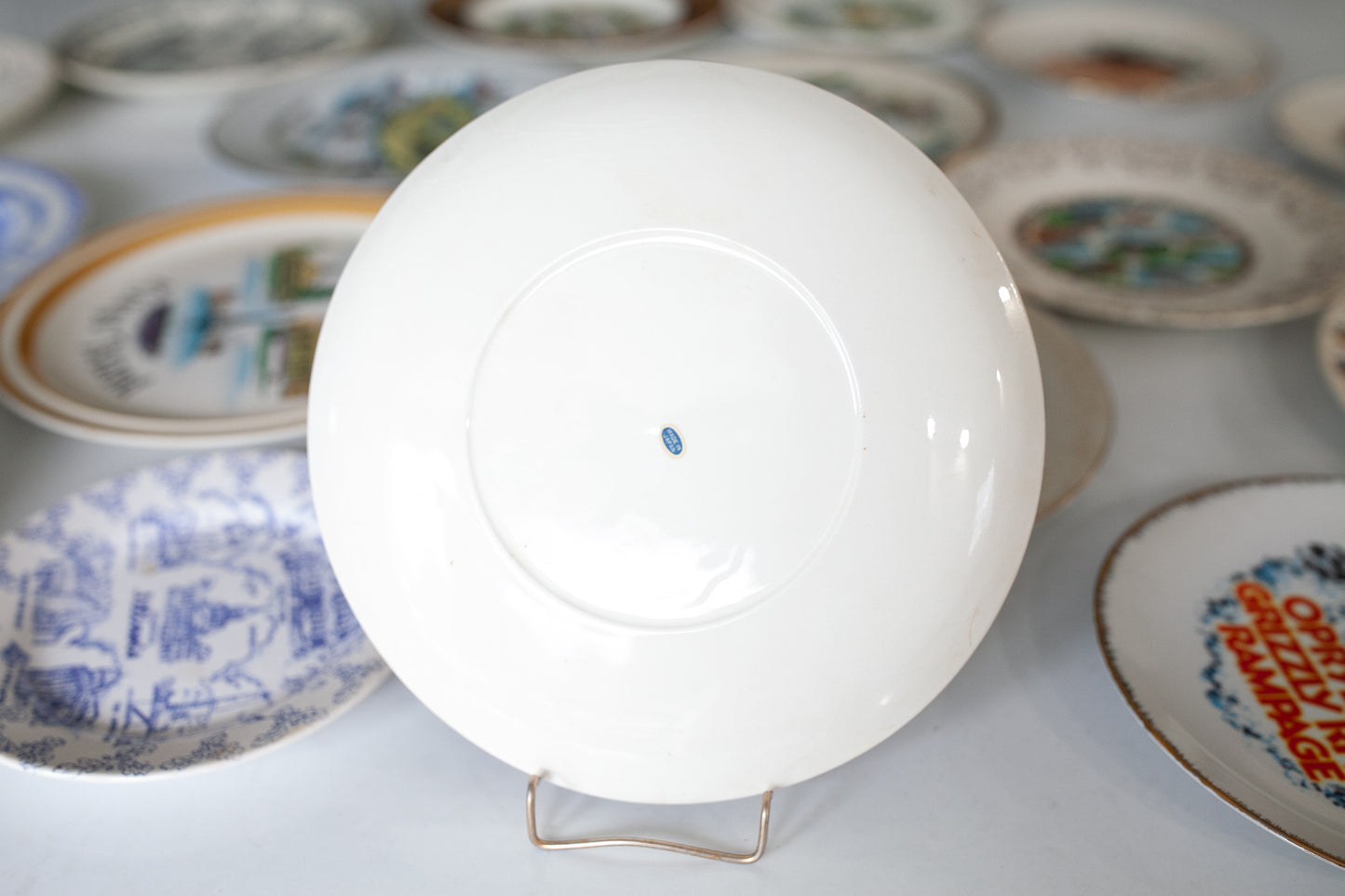 Meramec Caverns Missouri Plate - Tourist Plate - Blue and White Plate