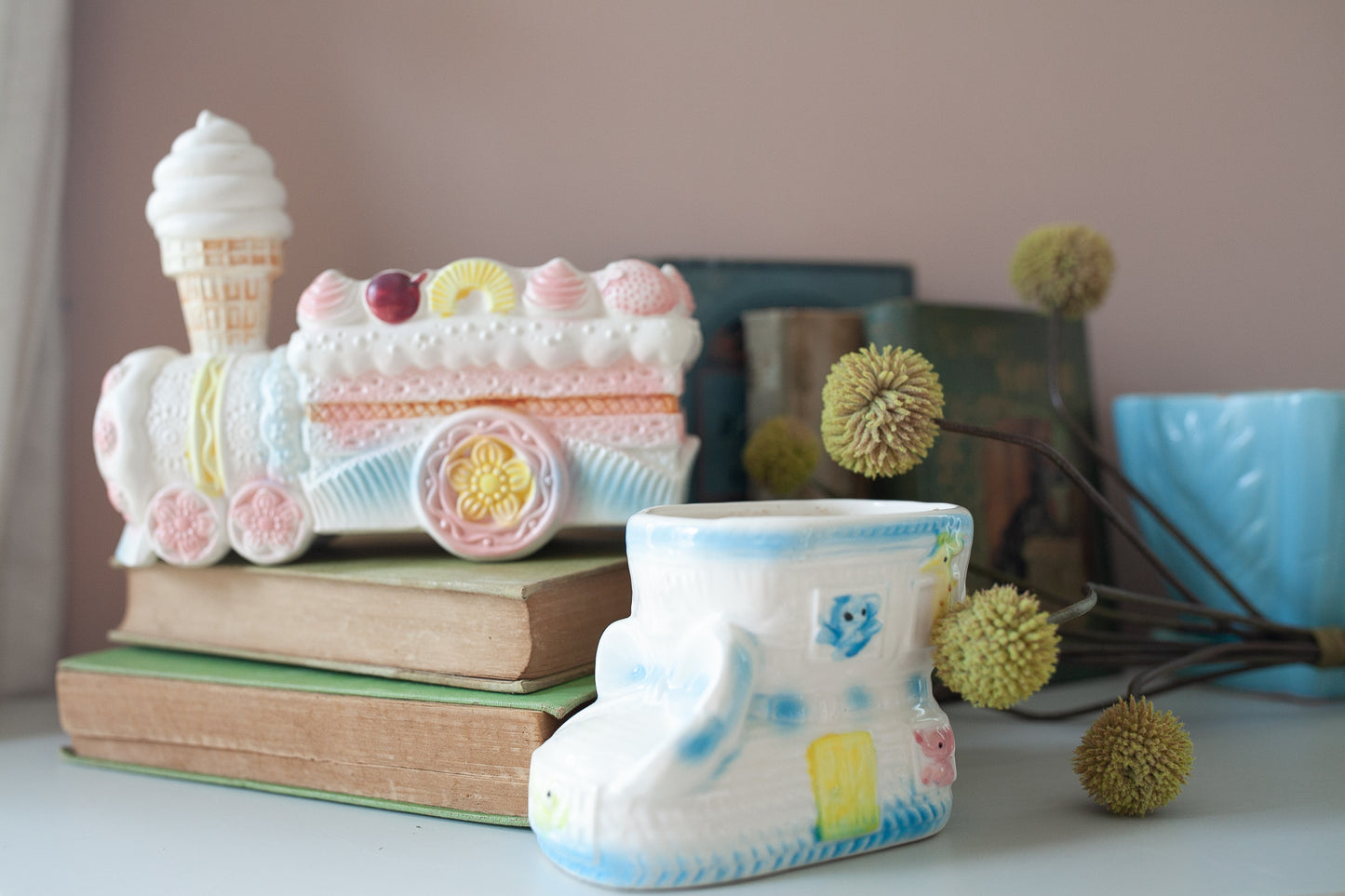 Vintage Planter- Rubens Planter - Shoe Planter