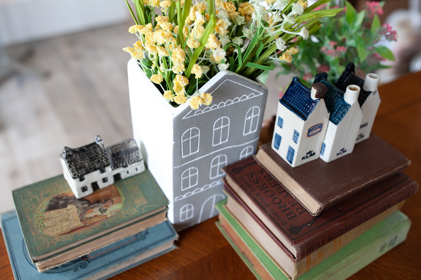 House Planter - House Vase - Gray House