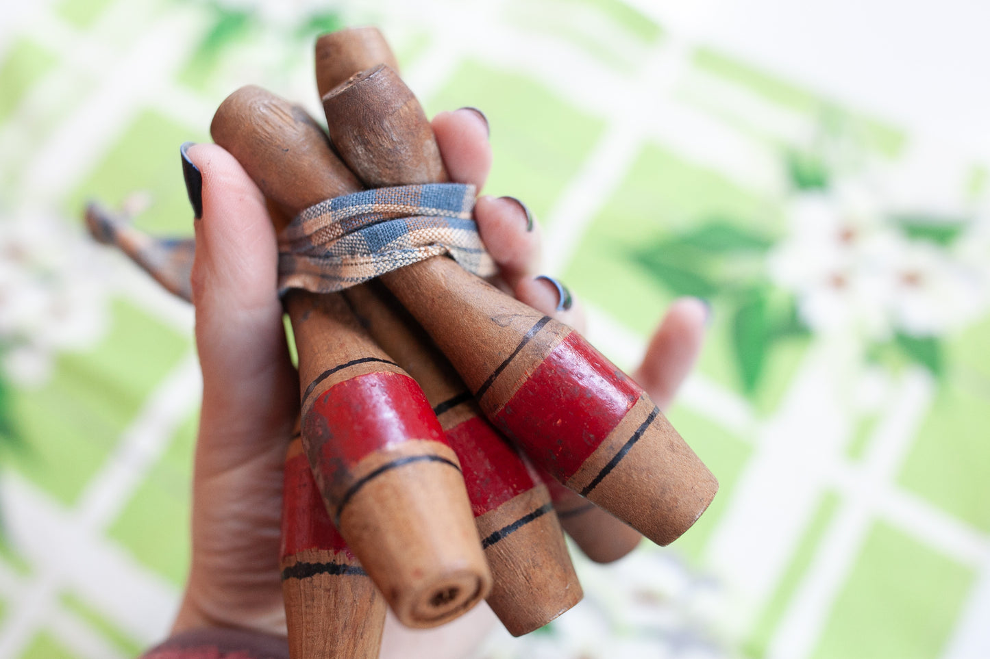 Mini Wooden Bowling Pins - Miniature wooden bowling pins