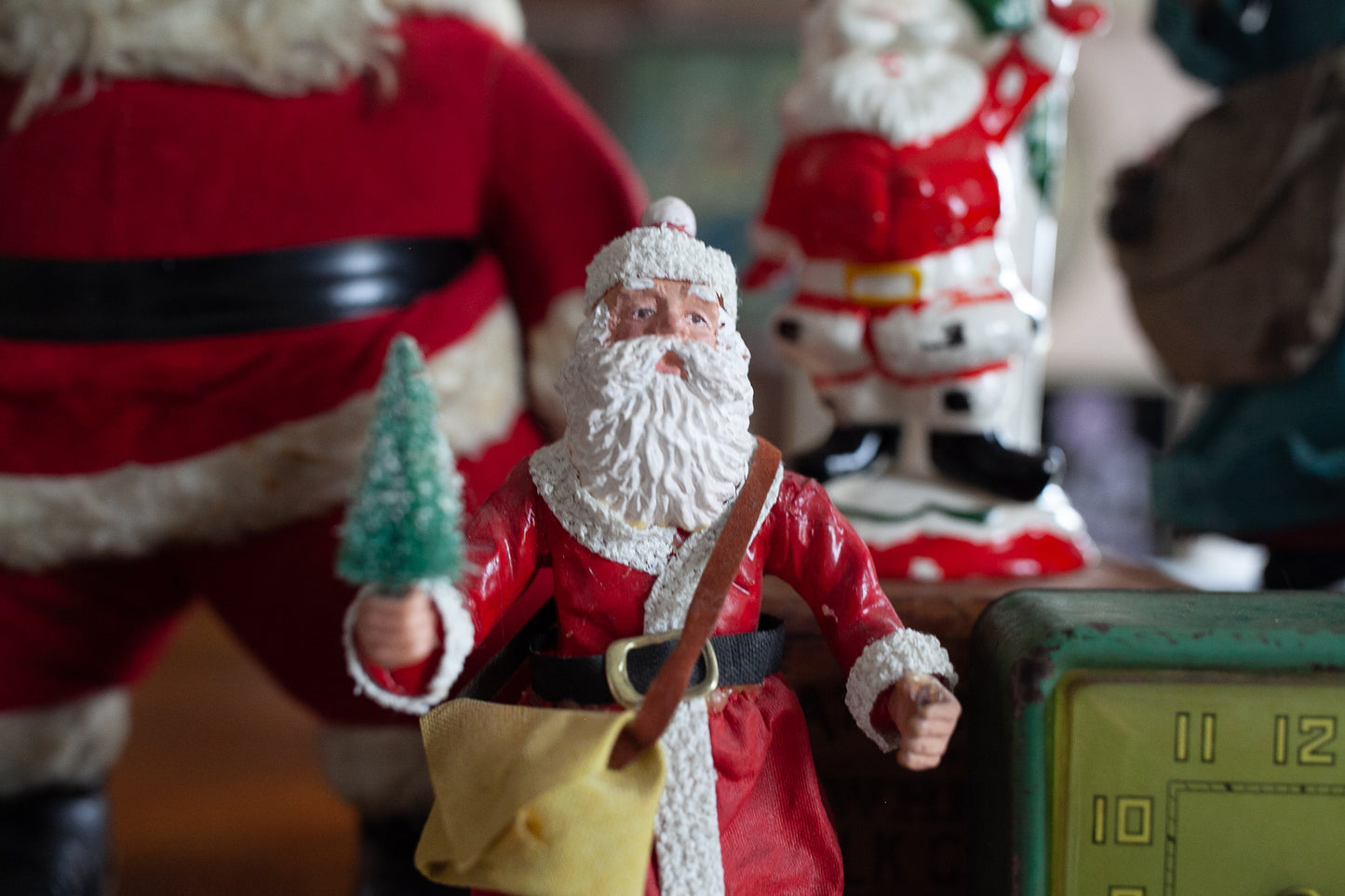 Vintage Santa- Paper Mache Santa