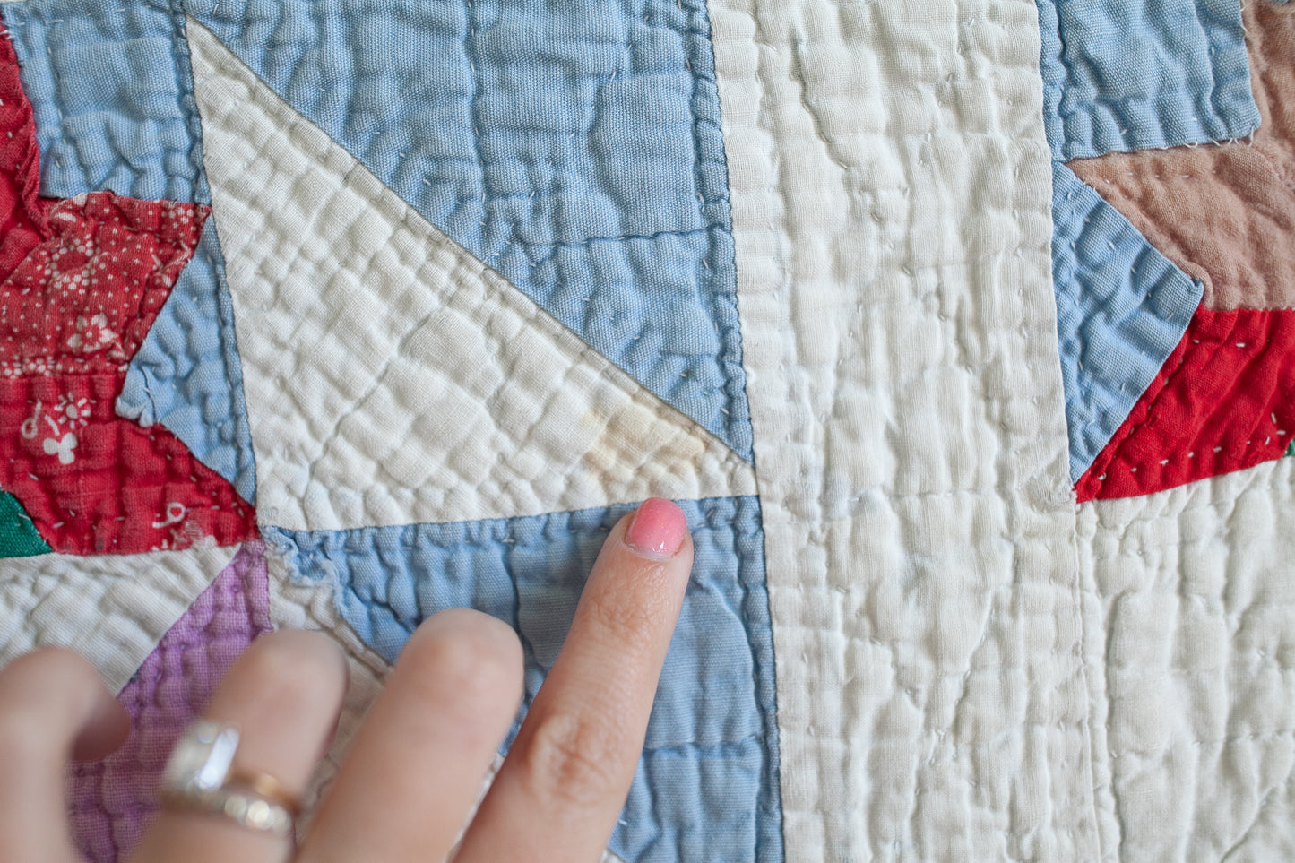 Vintage Quilt- Flower Basket Quilt