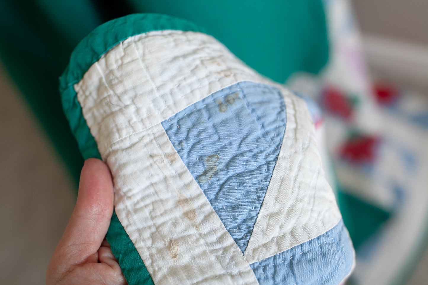 Vintage Quilt- Flower Basket Quilt