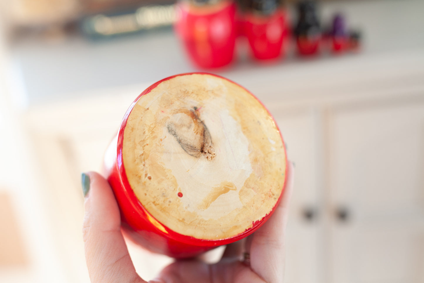 Nesting Dolls -Vintage Nesting Dolls- Wooden Painted Dolls