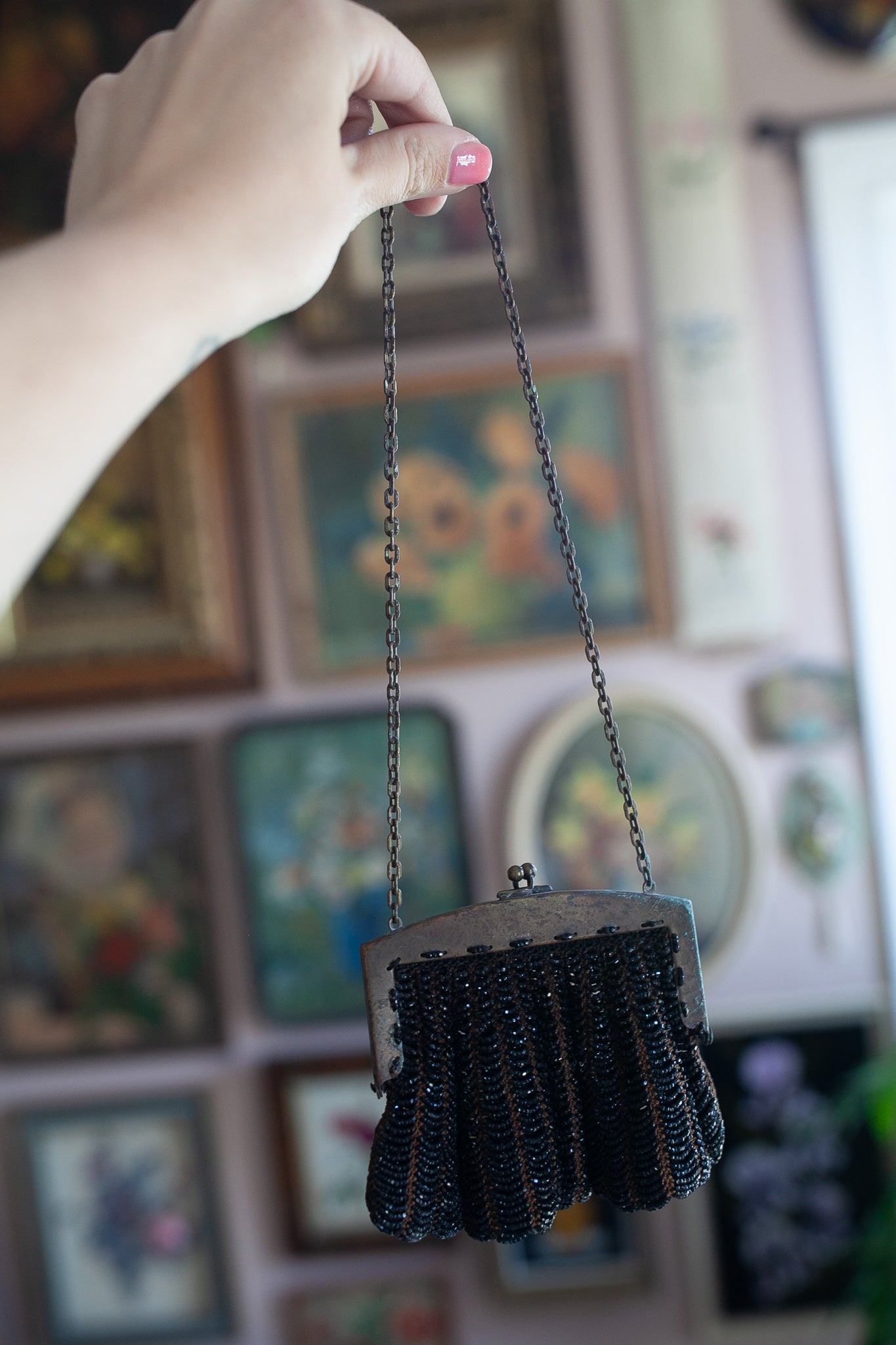 Antique Beaded Purse