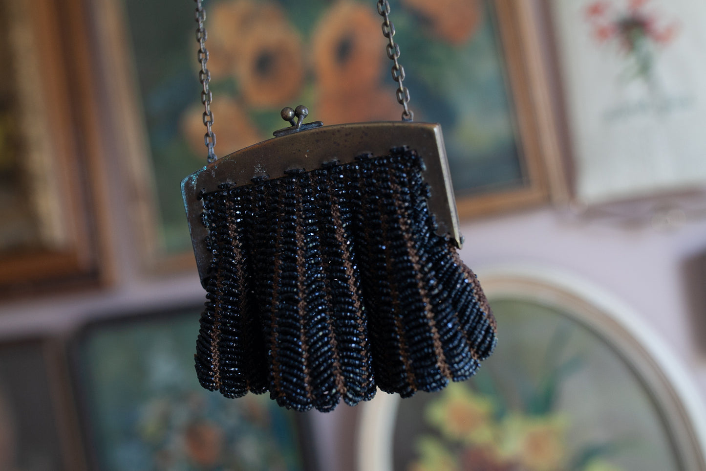 Antique Beaded Purse