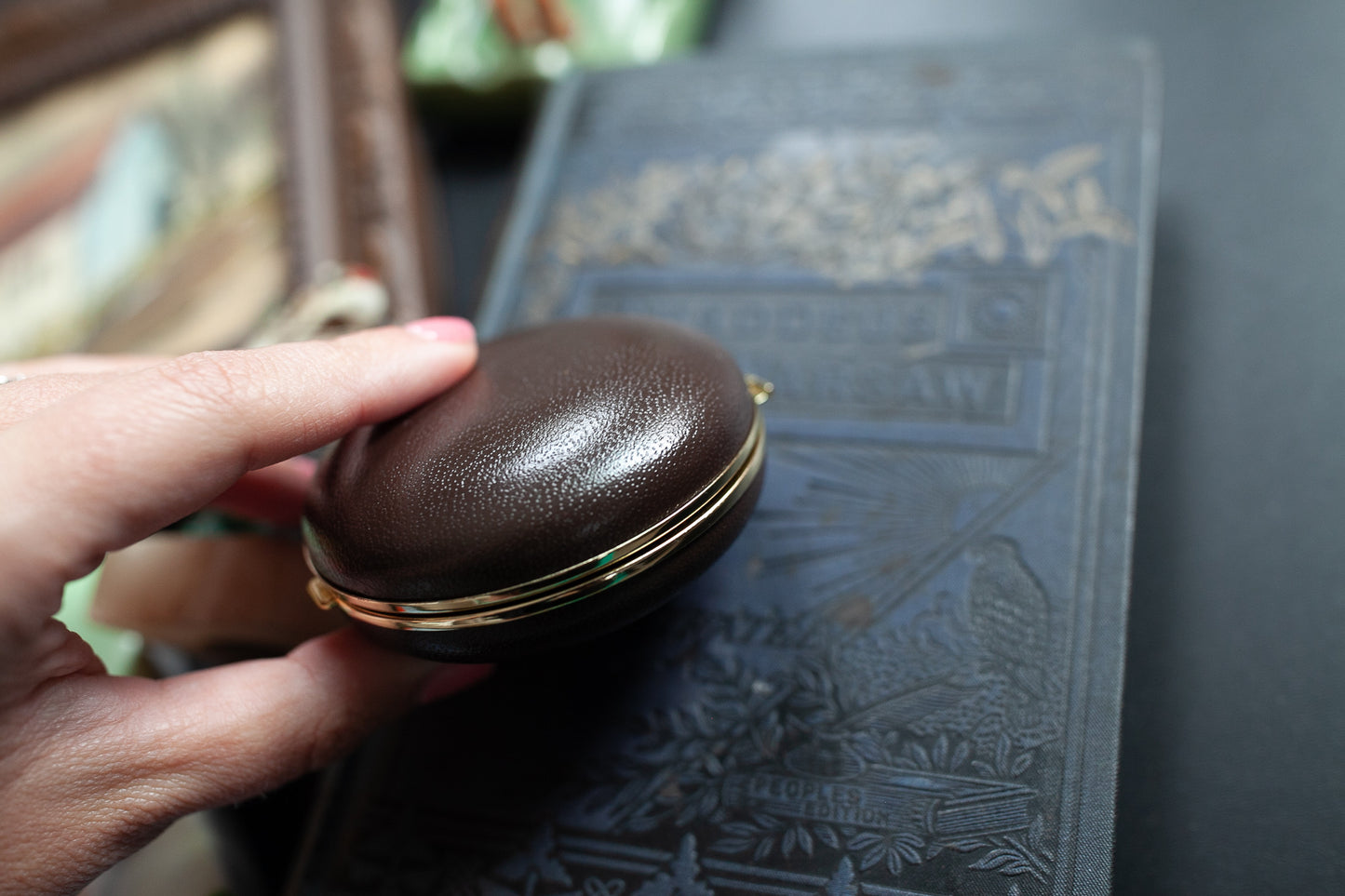 Travel Alarm Clock- Phinney -Walker Brown Clock -Wind up travel clock