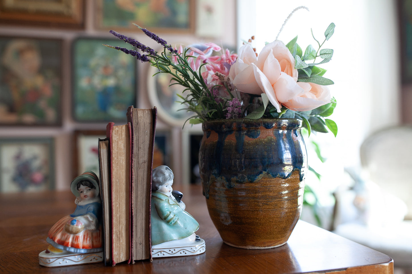 Vintage Stone Vase - Pottery