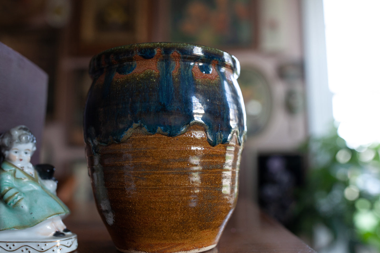 Vintage Stone Vase - Pottery
