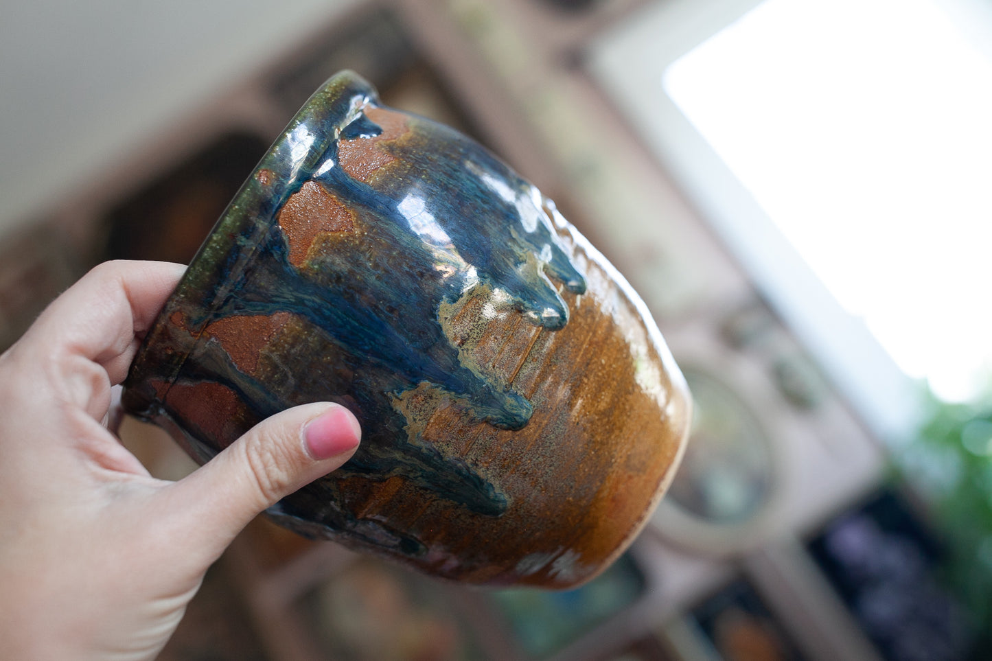 Vintage Stone Vase - Pottery