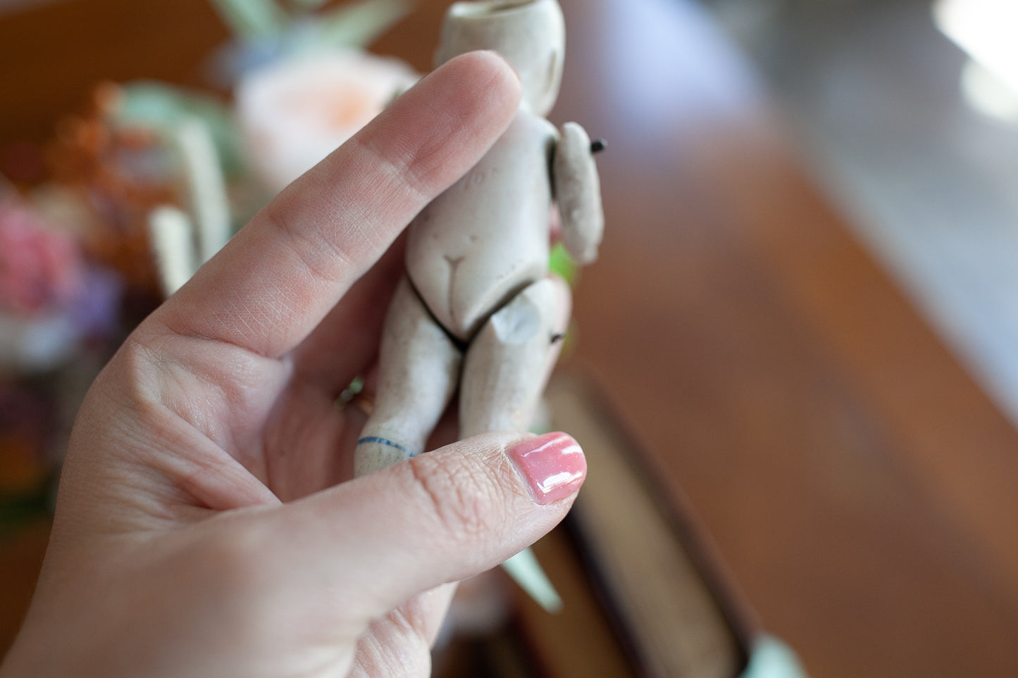 Antique German Bisque Doll - Jointed all Bisque doll