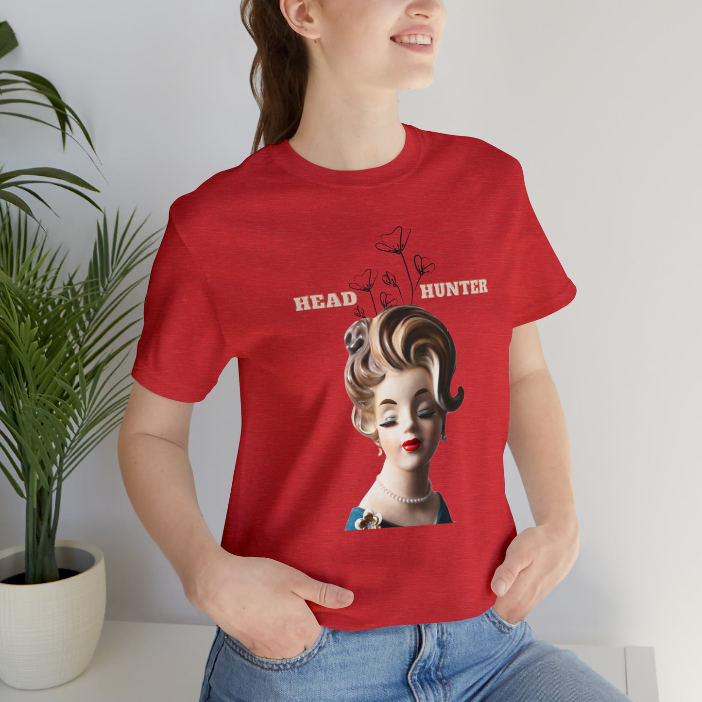 Head Hunter Shirt - Head Vase Shirt - Lady Head Vase Shirt - Unisex Jersey Short Sleeve Tee