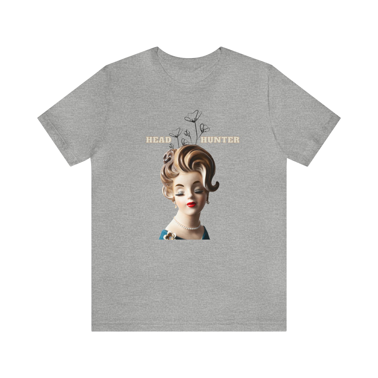 Head Hunter Shirt - Head Vase Shirt - Lady Head Vase Shirt - Unisex Jersey Short Sleeve Tee