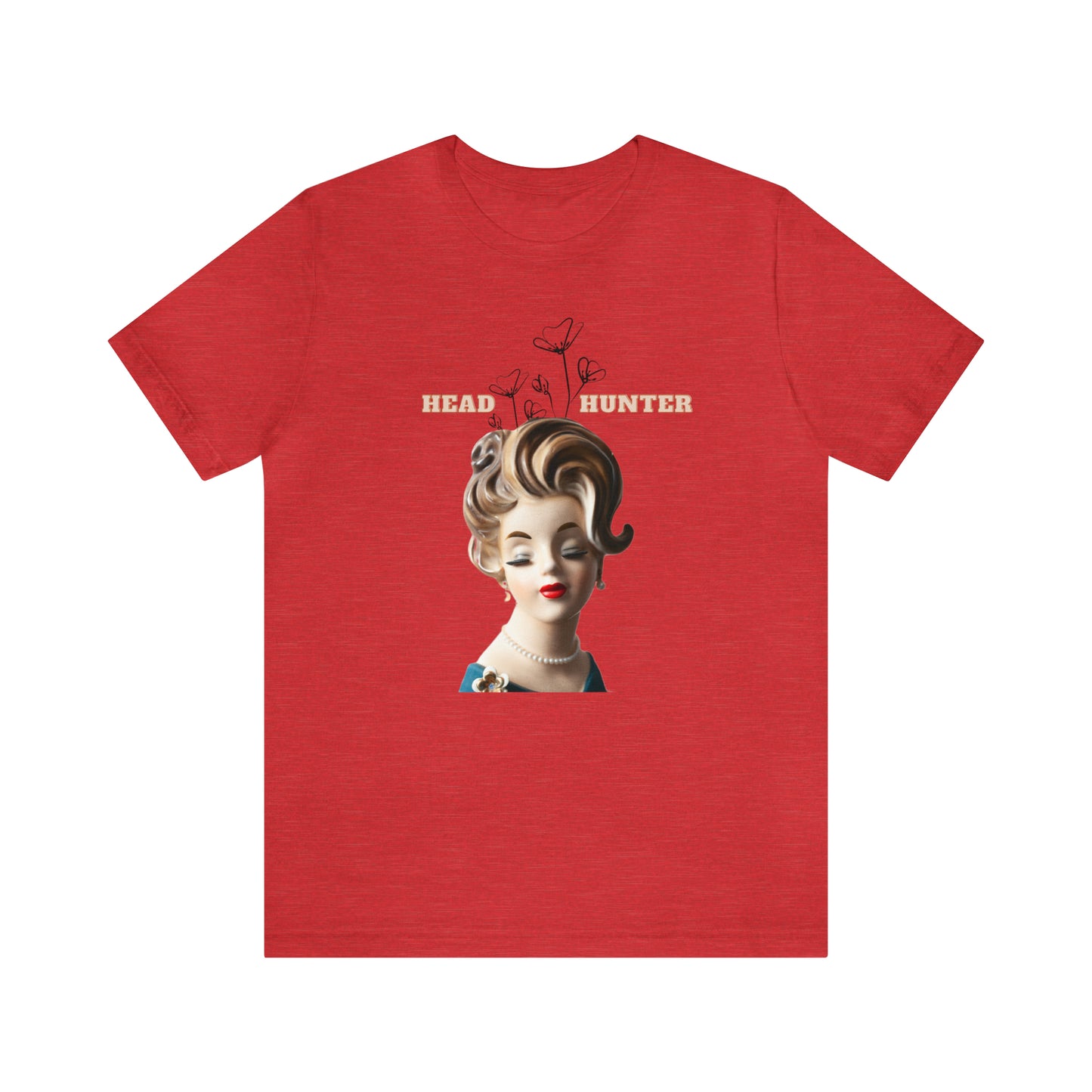 Head Hunter Shirt - Head Vase Shirt - Lady Head Vase Shirt - Unisex Jersey Short Sleeve Tee
