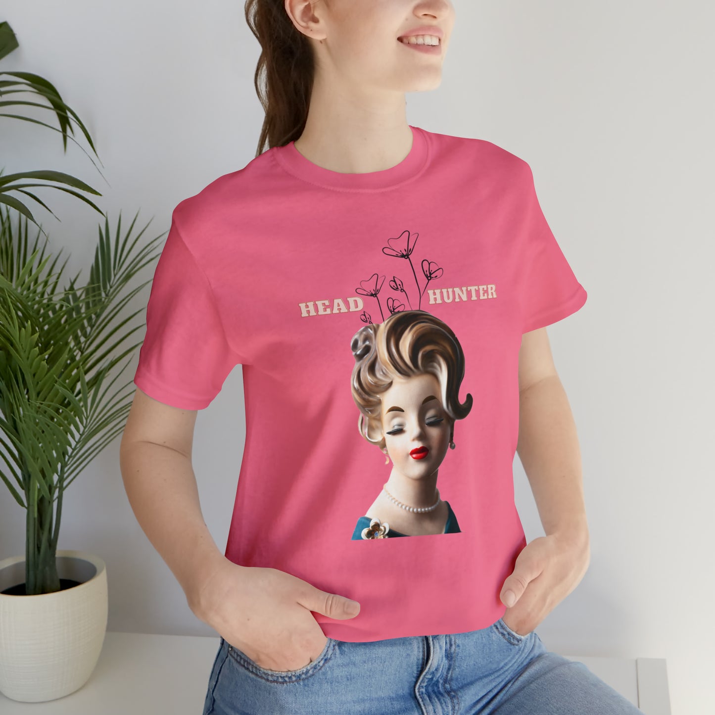 Head Hunter Shirt - Head Vase Shirt - Lady Head Vase Shirt - Unisex Jersey Short Sleeve Tee