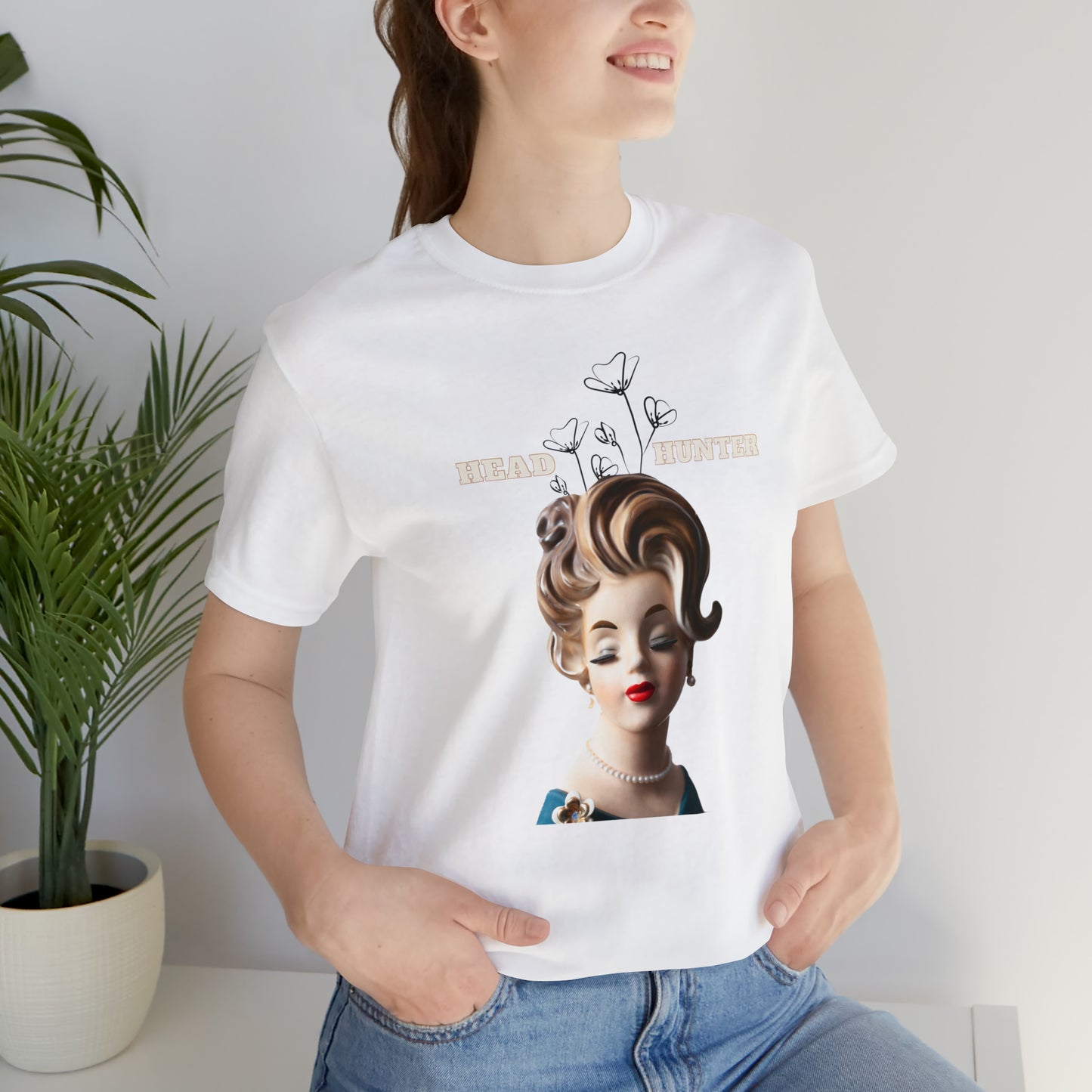 Head Hunter Shirt - Head Vase Shirt - Lady Head Vase Shirt - Unisex Jersey Short Sleeve Tee