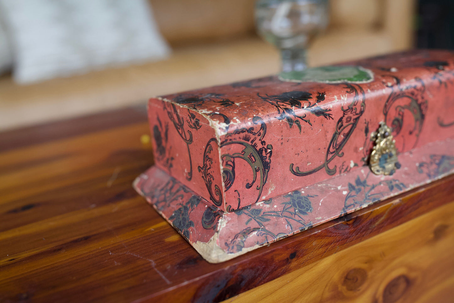 Antique Dresser Box - Victorian Dresser Box