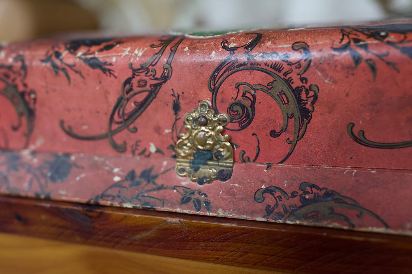 Antique Dresser Box - Victorian Dresser Box