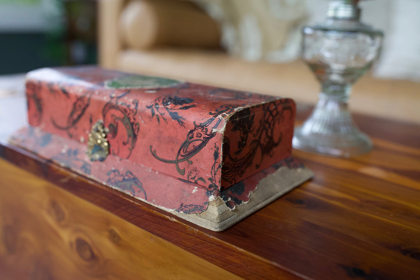 Antique Dresser Box - Victorian Dresser Box