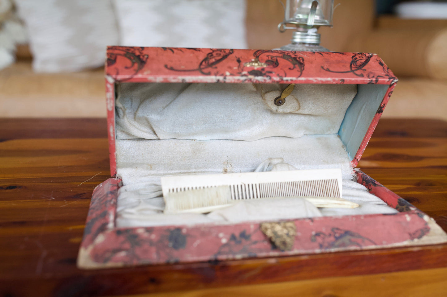 Antique Dresser Box - Victorian Dresser Box