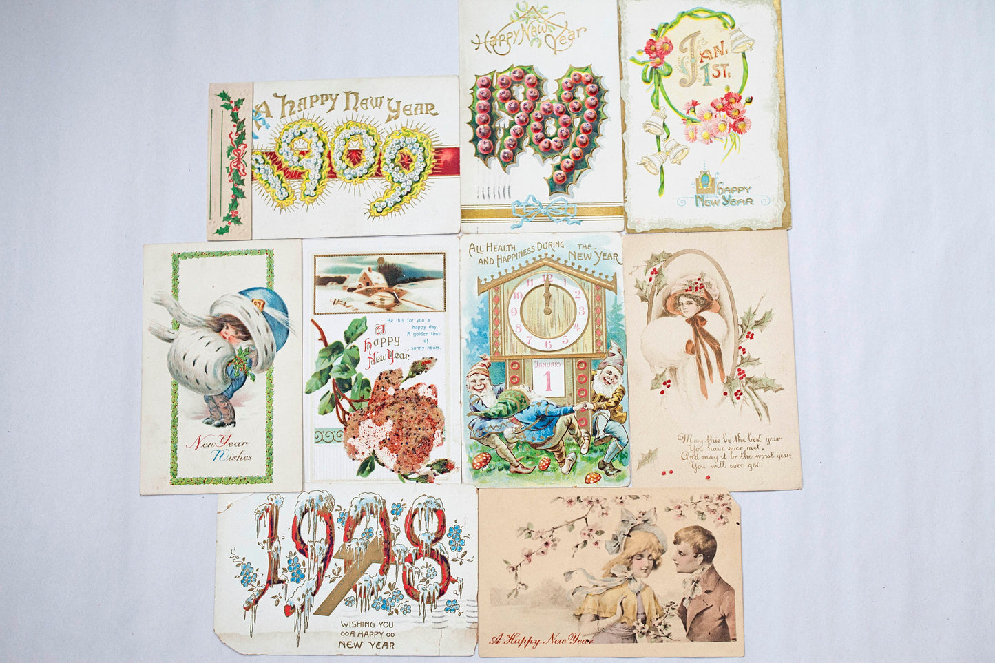 Vintage New Years Postcards - Vintage Postcards