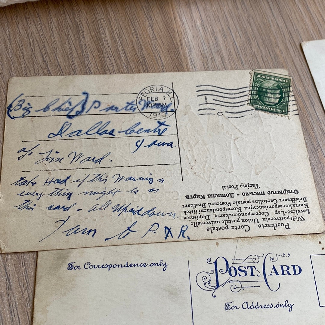 Antique postcards - funny postcard - marriage humor-postcard