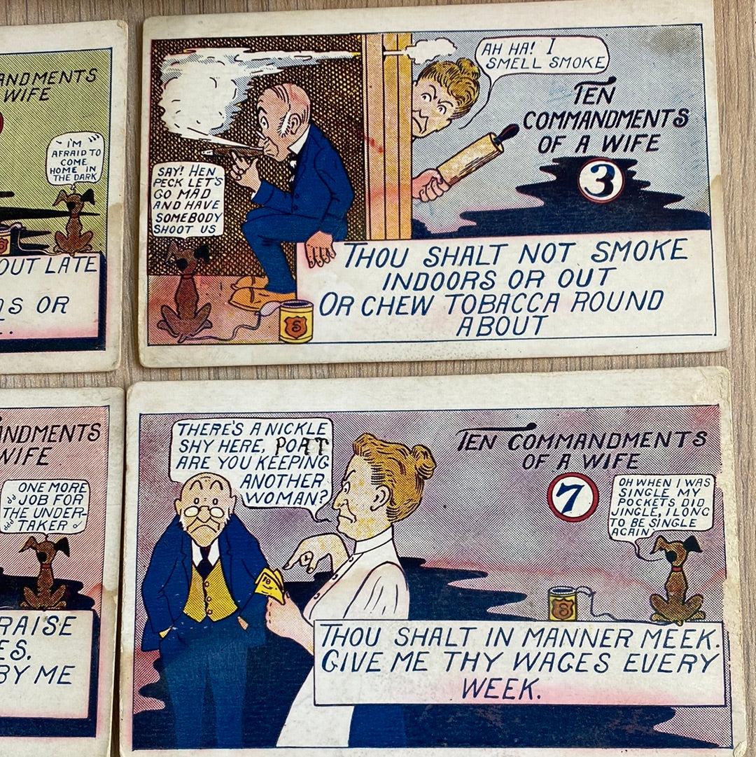 Postcard: Ten Commandments of a Wife No.2,3,4,7