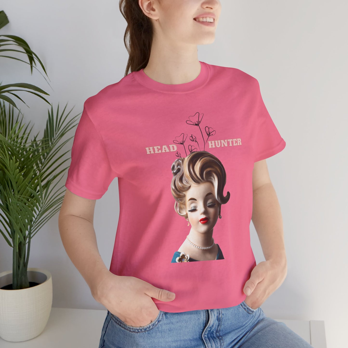 Head Hunter Shirt - Head Vase Shirt - Lady Head Vase Shirt - Unisex Jersey Short Sleeve Tee