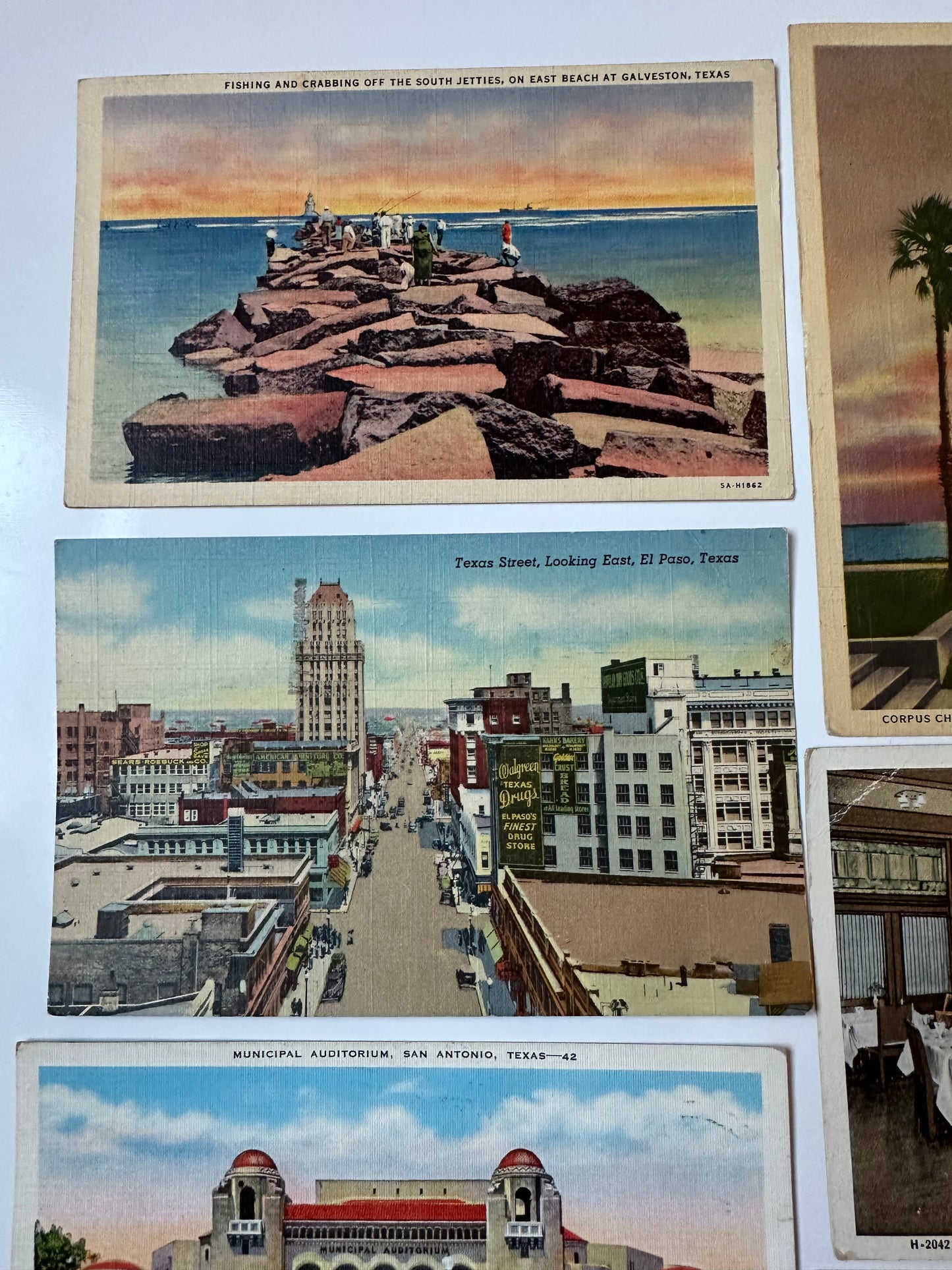 Vintage Texas postcards