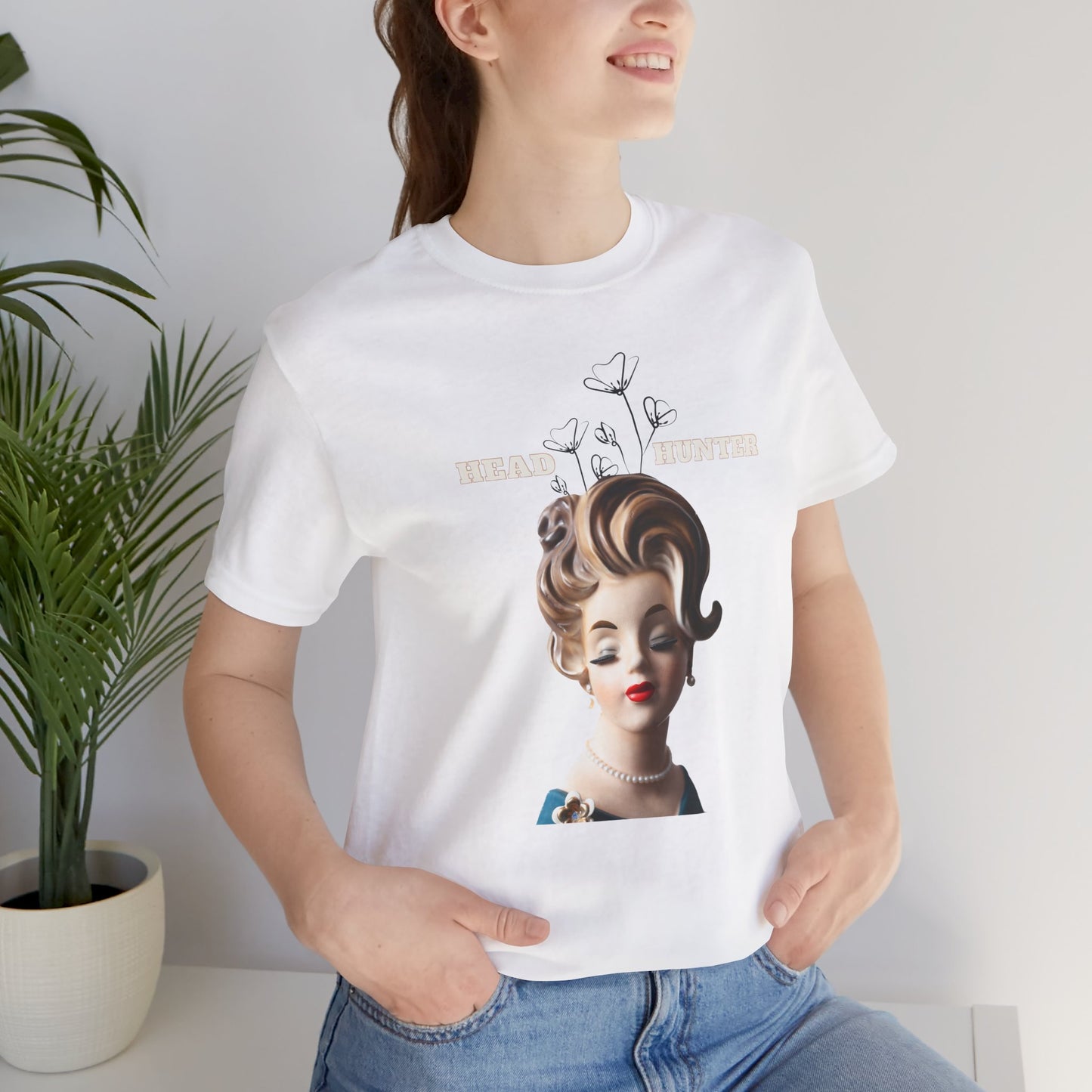 Head Hunter Shirt - Head Vase Shirt - Lady Head Vase Shirt - Unisex Jersey Short Sleeve Tee