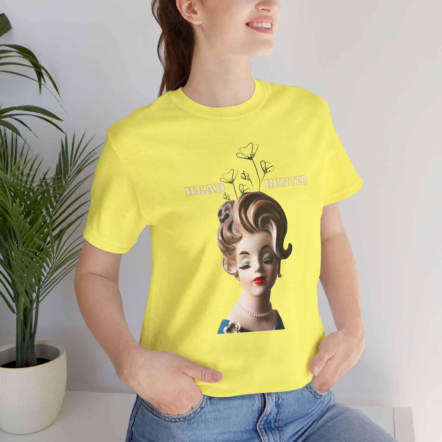 Head Hunter Shirt - Head Vase Shirt - Lady Head Vase Shirt - Unisex Jersey Short Sleeve Tee