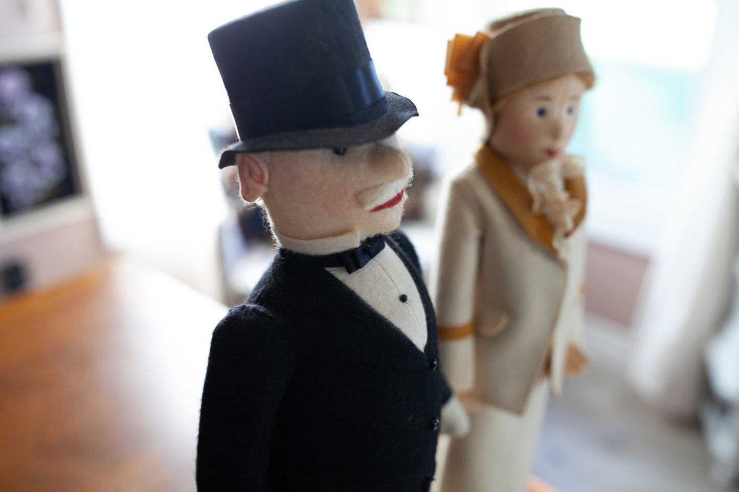 Steiff Filzpuppe  Dolls -Tennislady and  Gentleman -Steiff People