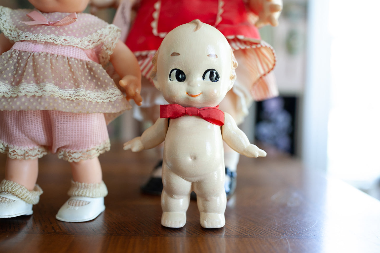 Vintage Kewpie- Kewpie with wings- Chalkware Kewpie