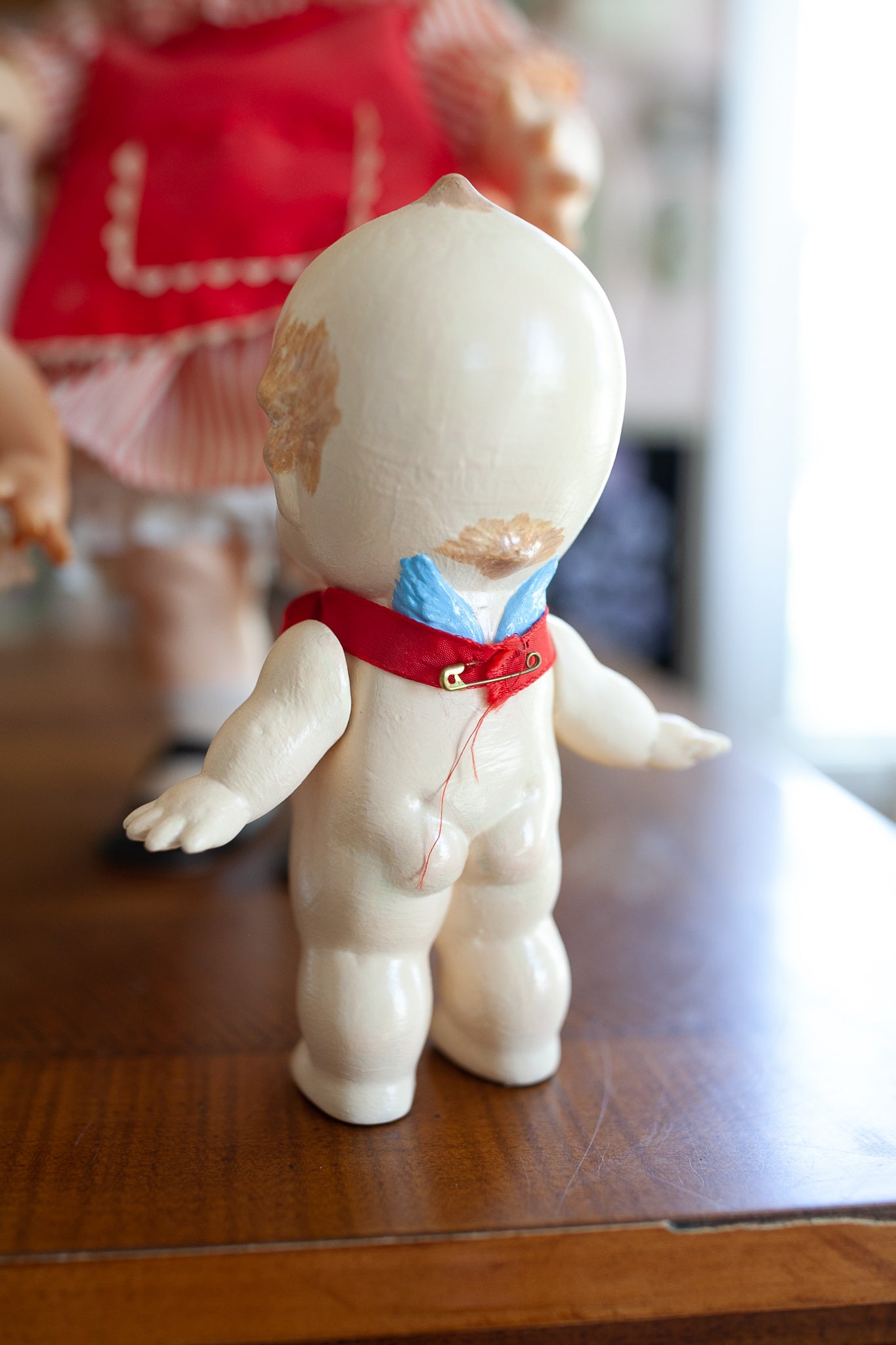 Vintage Kewpie- Kewpie with wings- Chalkware Kewpie