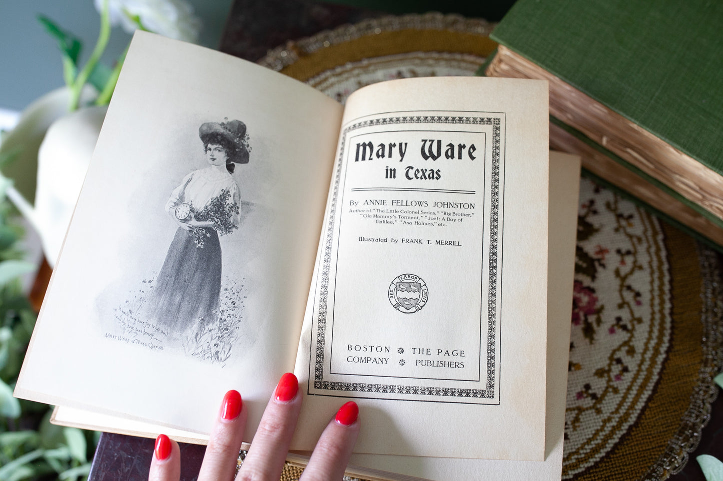 Mary Ware in Texas by Annie Johnston- Vintage Book