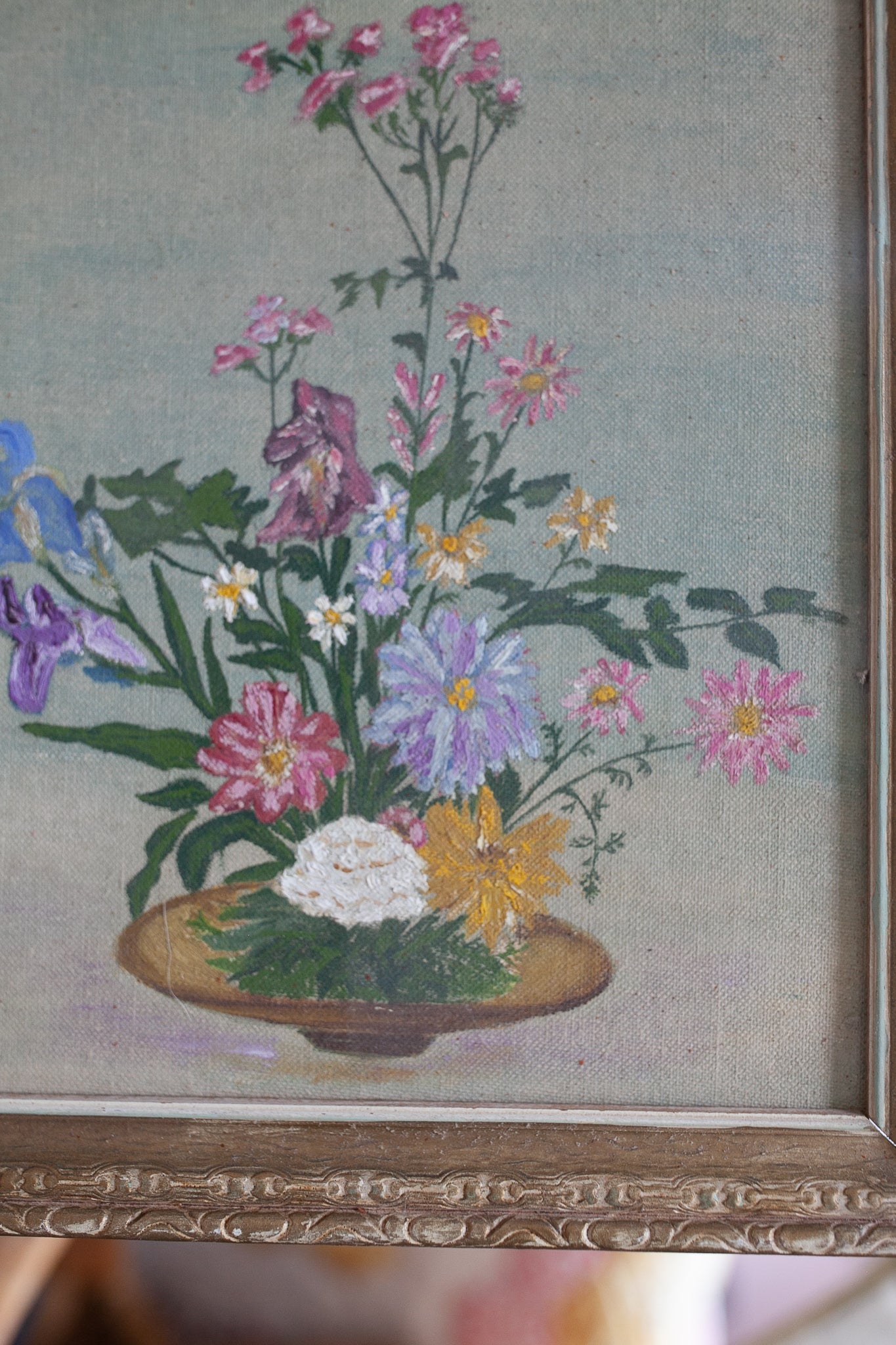 Floral Painting -Vintage Floral Art