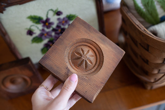 Vintage Wood Plinth block -Architectural Salvage